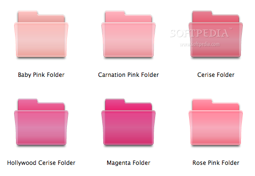 Pink Mac Folder Icons Pink Mac Folder Icons