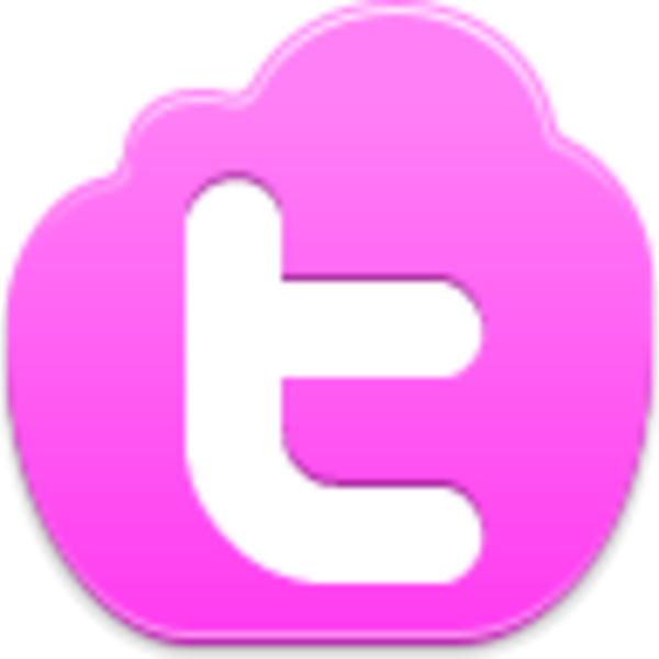 Pink Twitter Icon