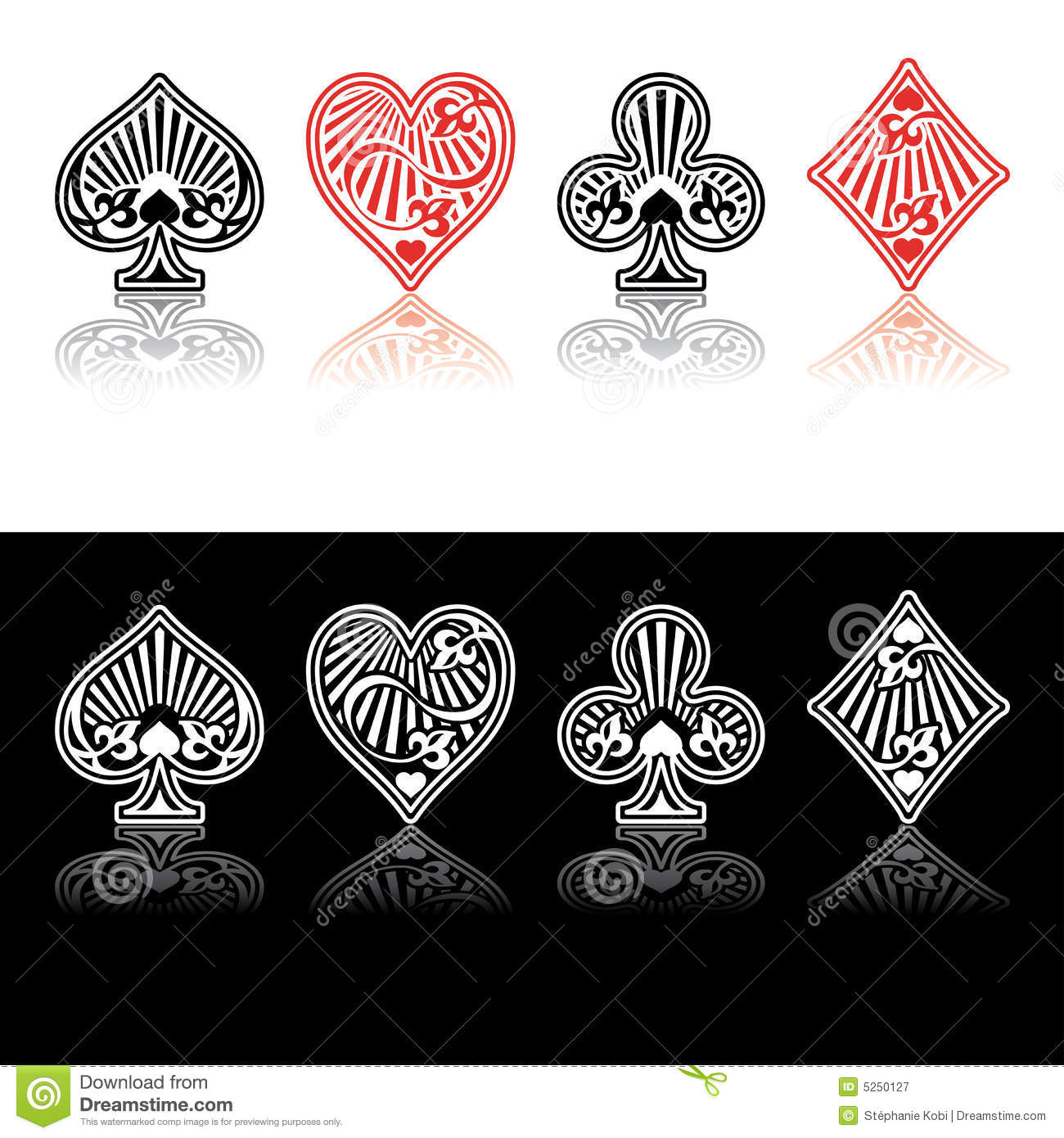 Playing Cards Symbols Vector