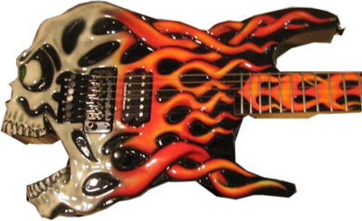 Skull and Guitar Pictures Skull and Guitar Pictures