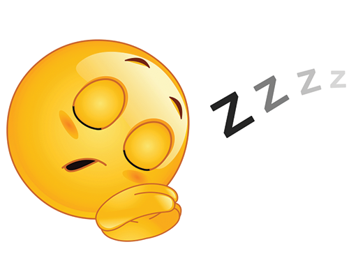 Sleeping Smiley-Face Emoticon