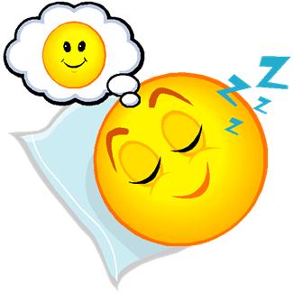 Sleeping Smiley-Face Emoticon