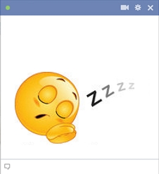 Sleepy Face Emoticon Facebook