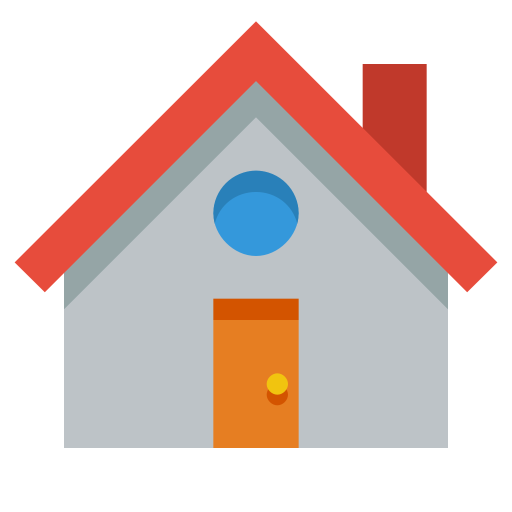 12 House Icon Flat Images