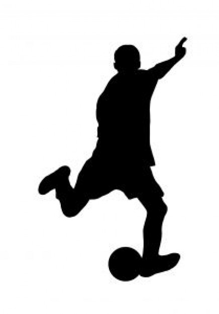 Soccer Football Players Silhouettes