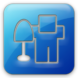 Square Blue Social Icons