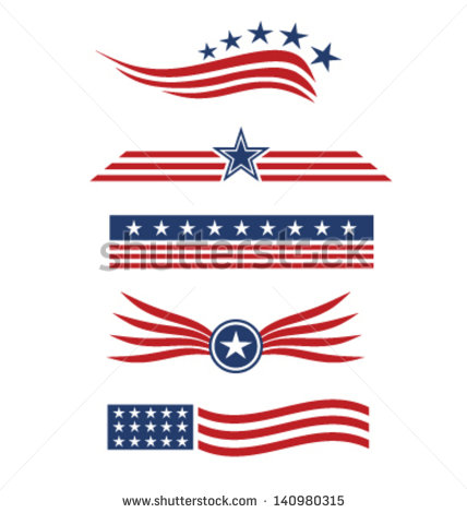 Star USA Flag Design