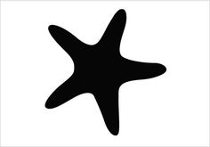 Starfish Silhouette Vector