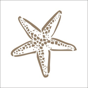 Starfish Stencil