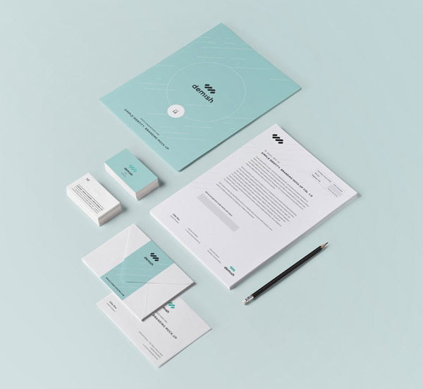 Stationery Mockup PSD