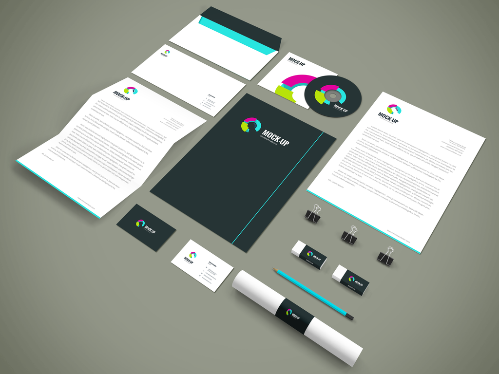 Stationery Mockup PSD