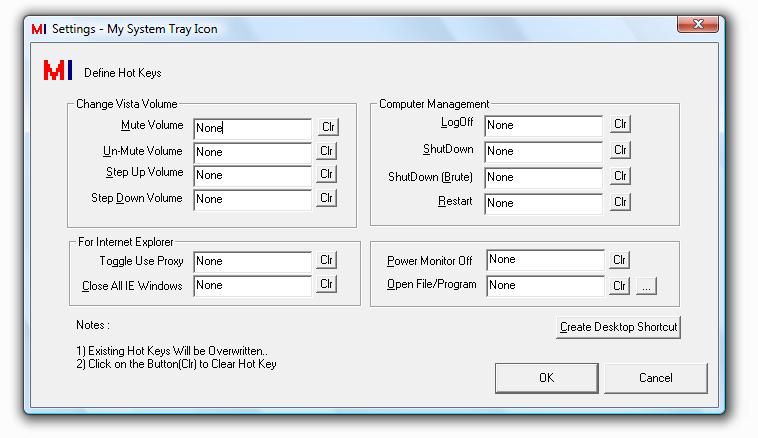 System Tray Icon