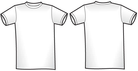 T-Shirt Template Vector