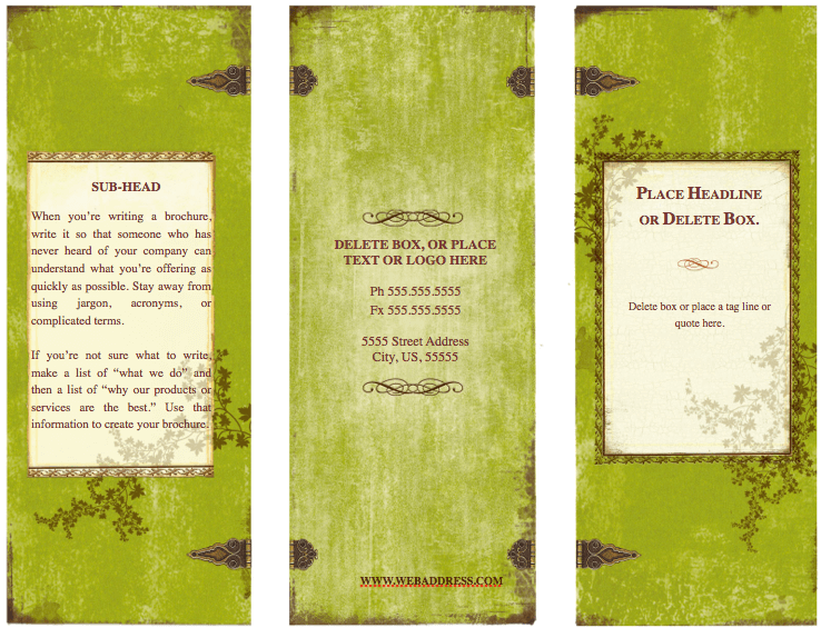 Tri-Fold Brochure Template