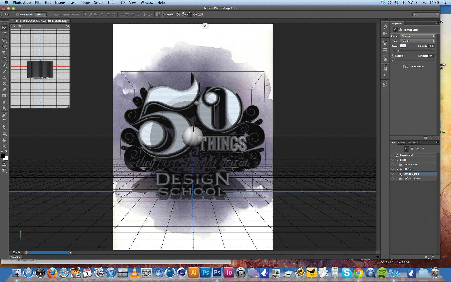 Using 3D in Photoshop CS6