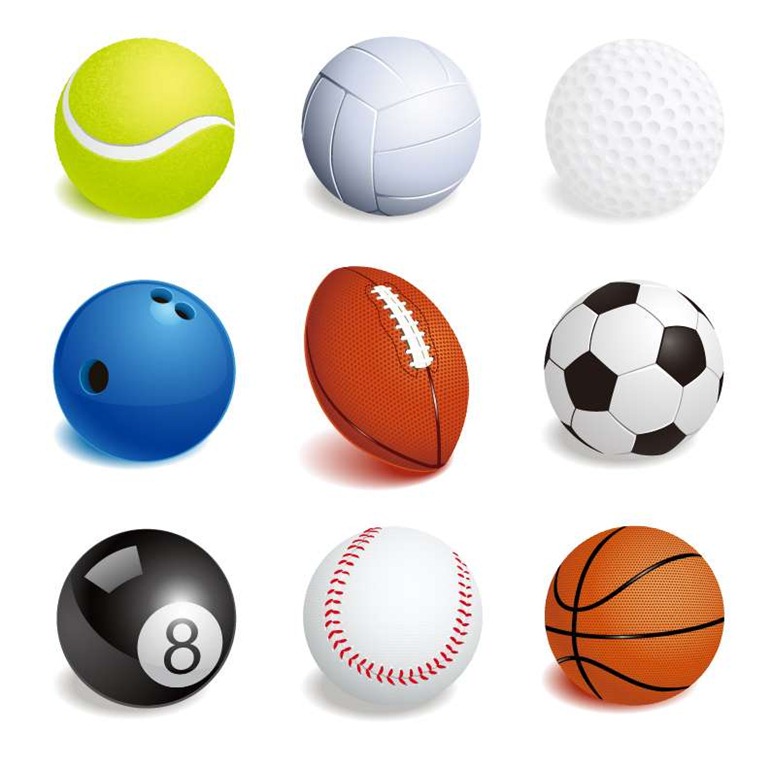Vector Sports Balls Vector Sports Balls
