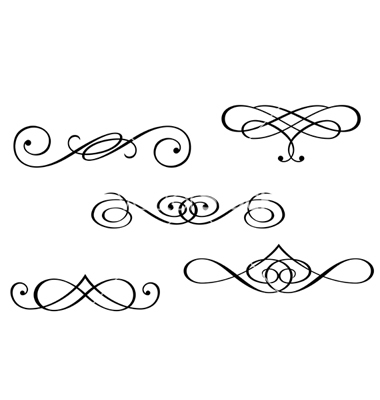 Vector Swirl Monograms for Free