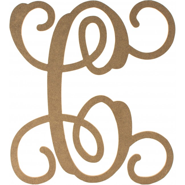 Vine Monogram Letter C