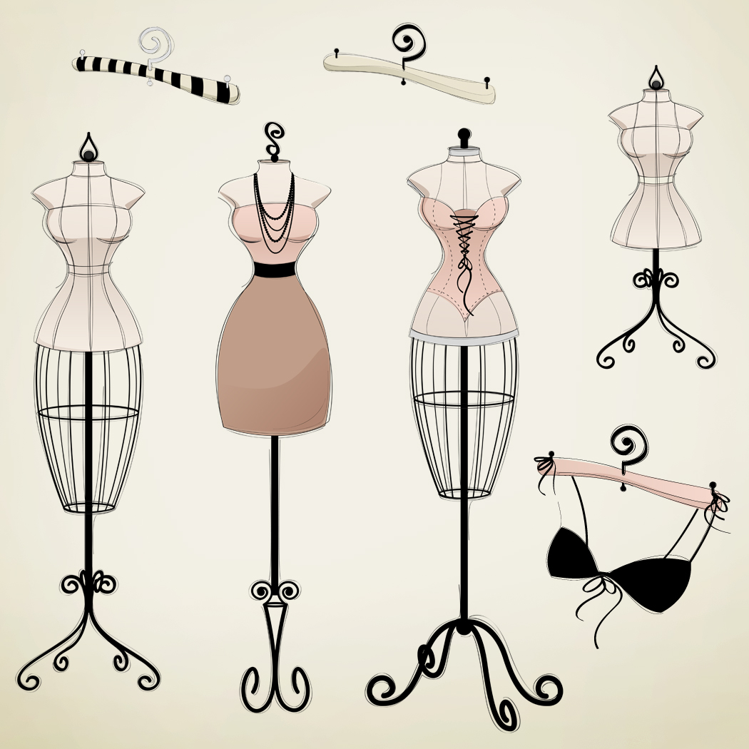 Vintage Fashion Drawings Vintage Fashion Drawings