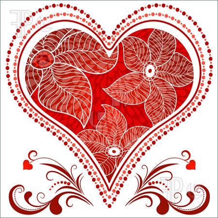 Vintage Heart Clip Art