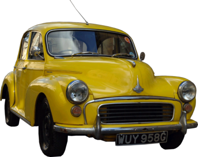 Vintage Yellow Car