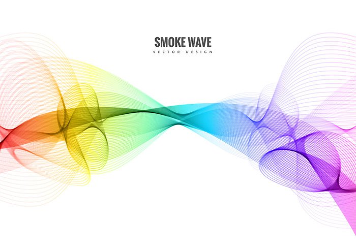 Wave Lines Vector Art Free