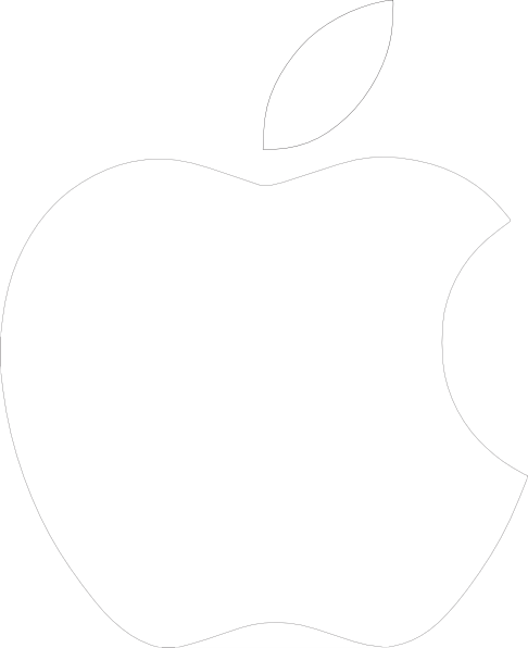 White Apple Logo Vector White Apple Logo Vector
