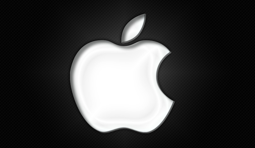 White Apple Logo