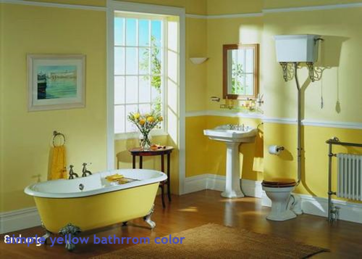 Yellow Bathroom Decorating Ideas