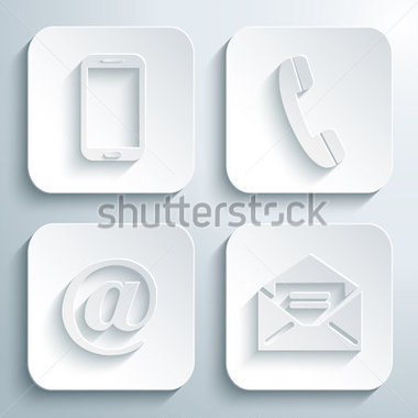 3D Phone Mail Icon