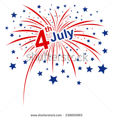 4th of July Firework Vector