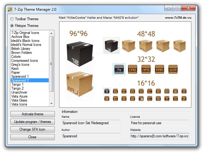 7-Zip File Manager Icon