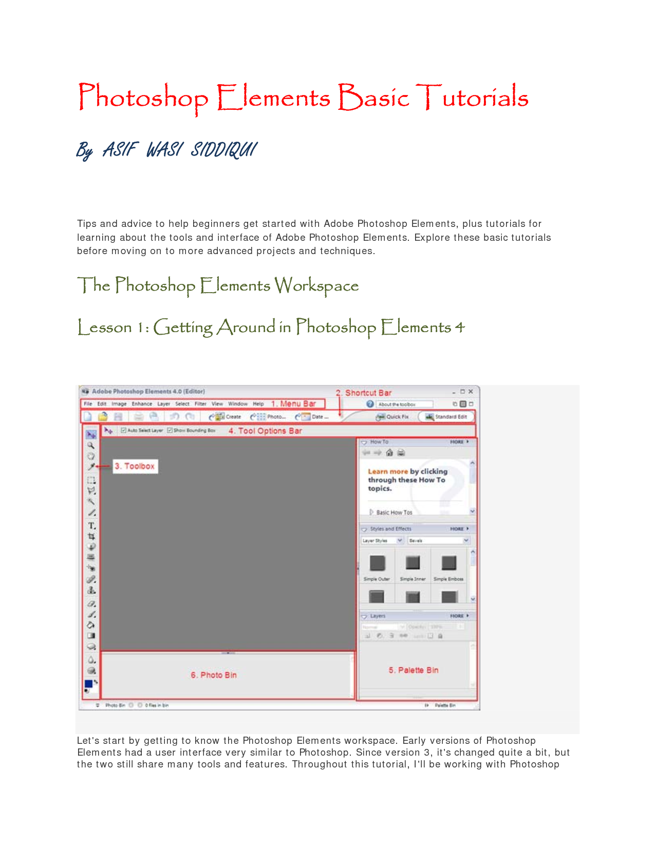 Adobe Photoshop Tutorials for Beginners PDF