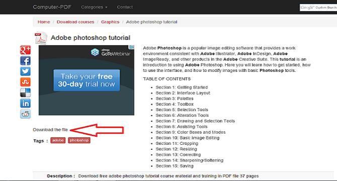 Adobe Photoshop Tutorials PDF Adobe Photoshop Tutorials PDF