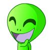 Alien Laughing Emoticon
