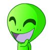 Alien Laughing Emoticon Alien Laughing Emoticon