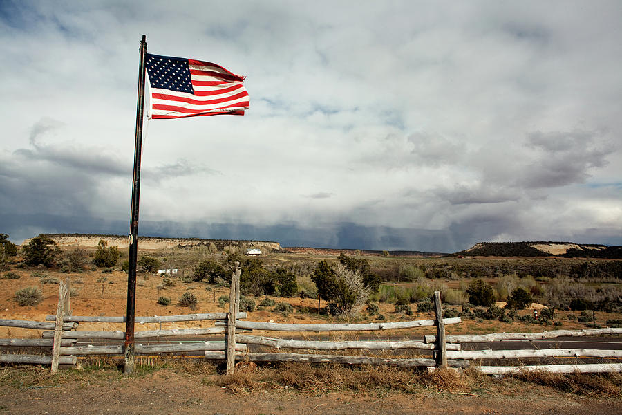 American Flag Landscape