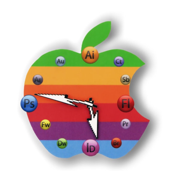 Apple Clock Design