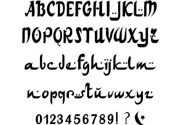 8 Arabian Style Font Images
