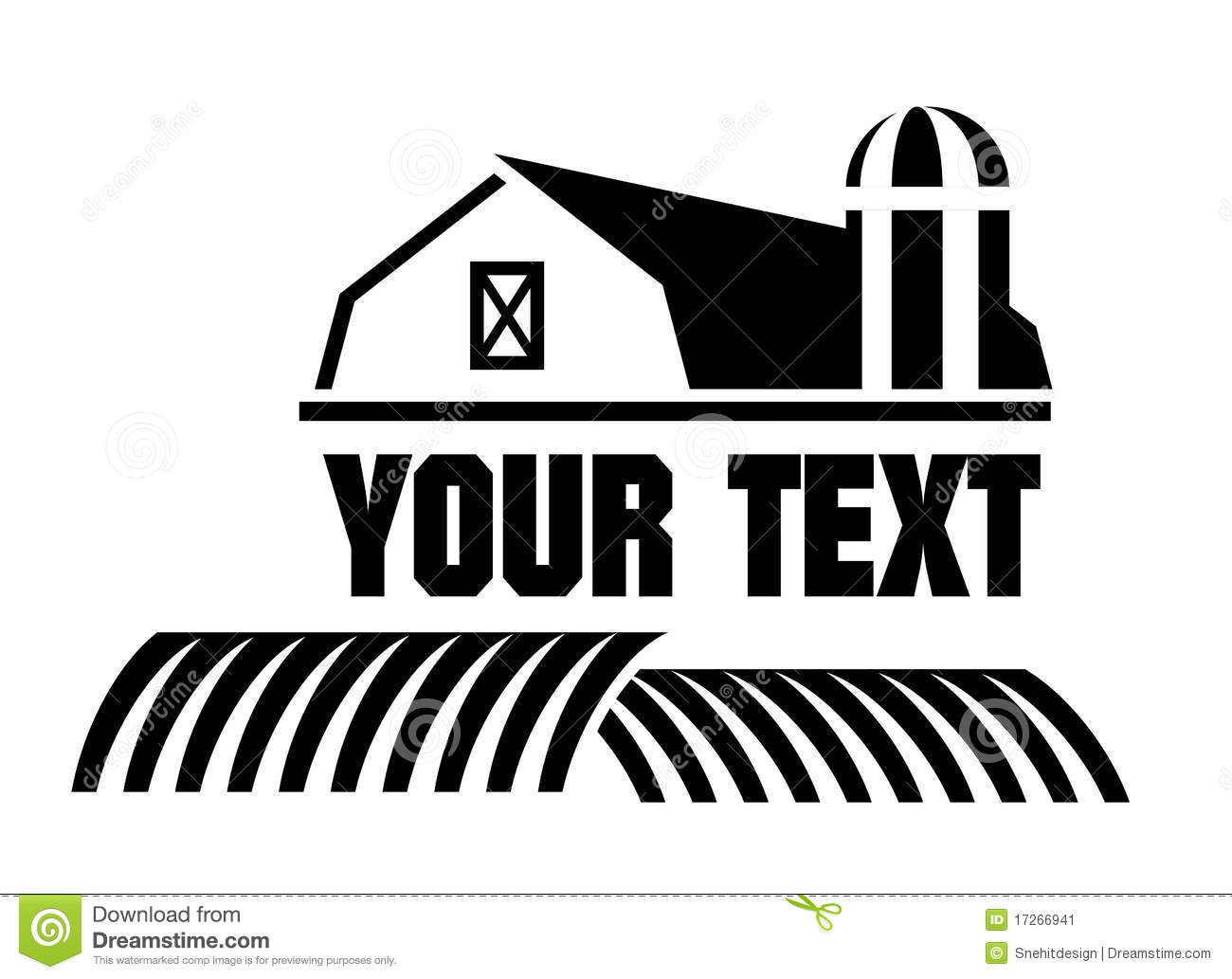 Barn Clip Art Black and White Vector