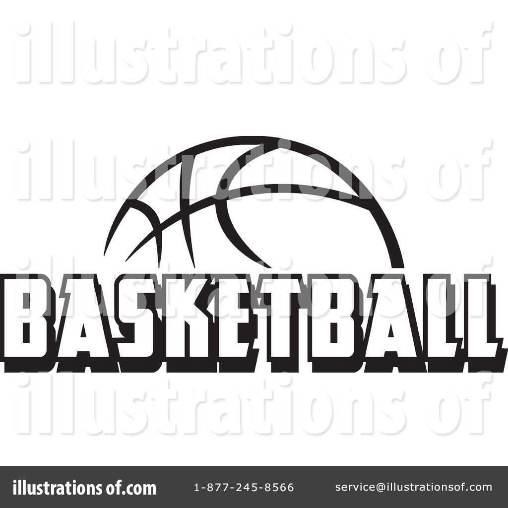 Basketball Clip Art Black and White