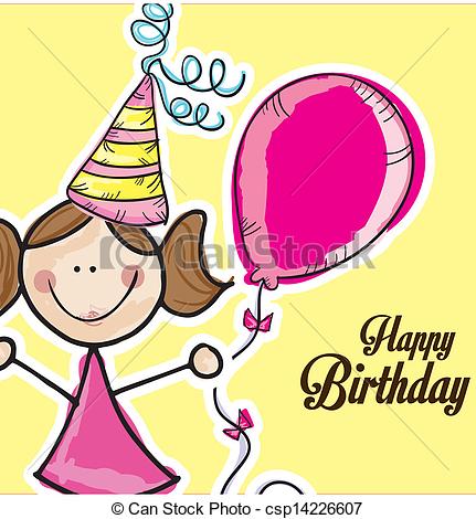 Birthday Girl Clip Art