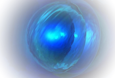 Blue Glowing Orb