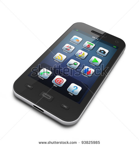 Blue Smartphone Icon