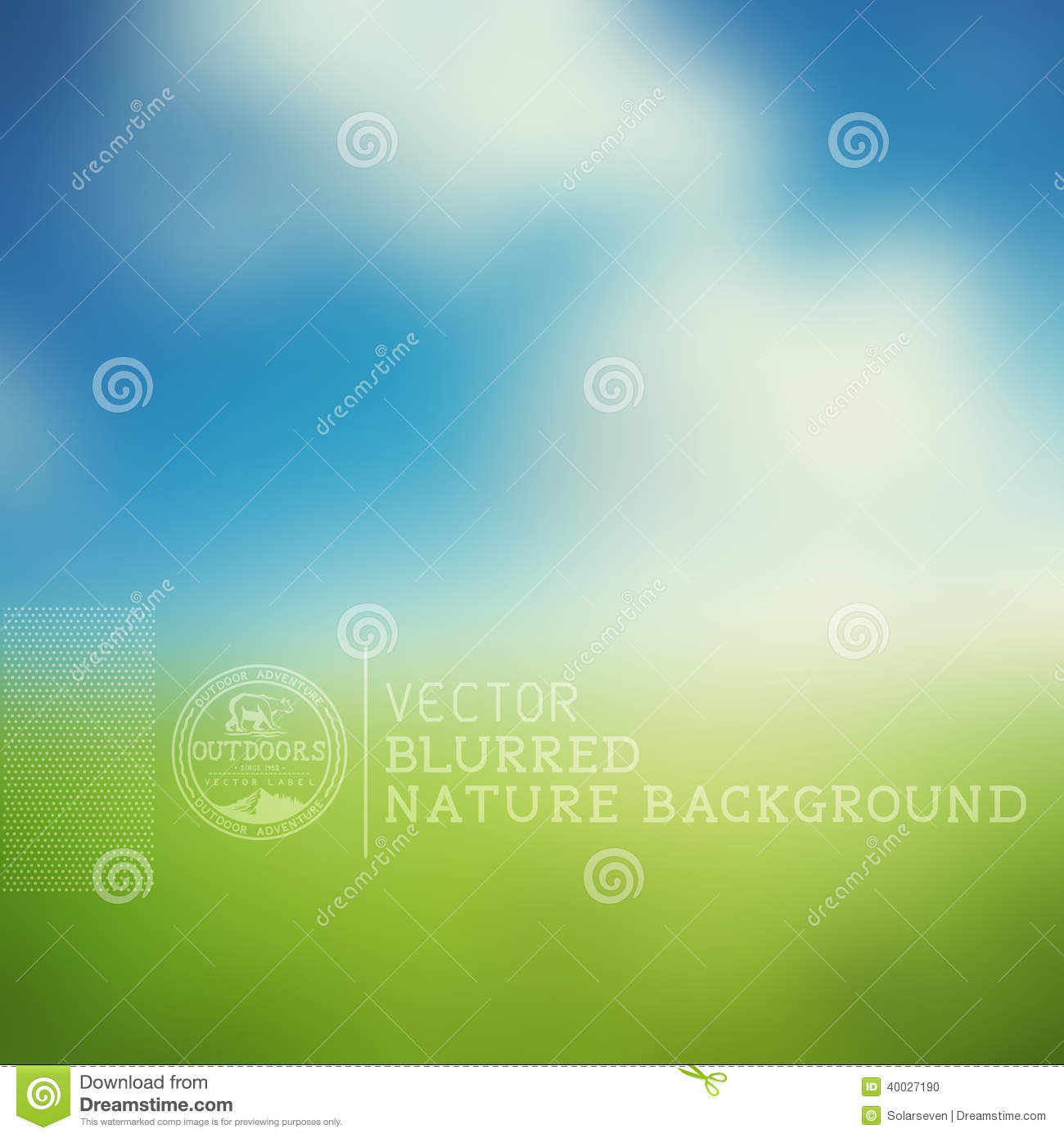 Blurred Nature Background Vector