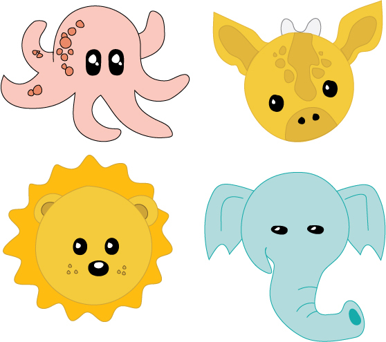 Cartoon Baby Animals