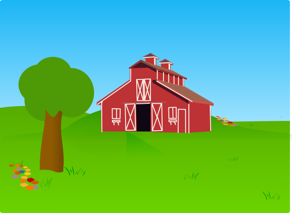 Cartoon Barn Clip Art Free