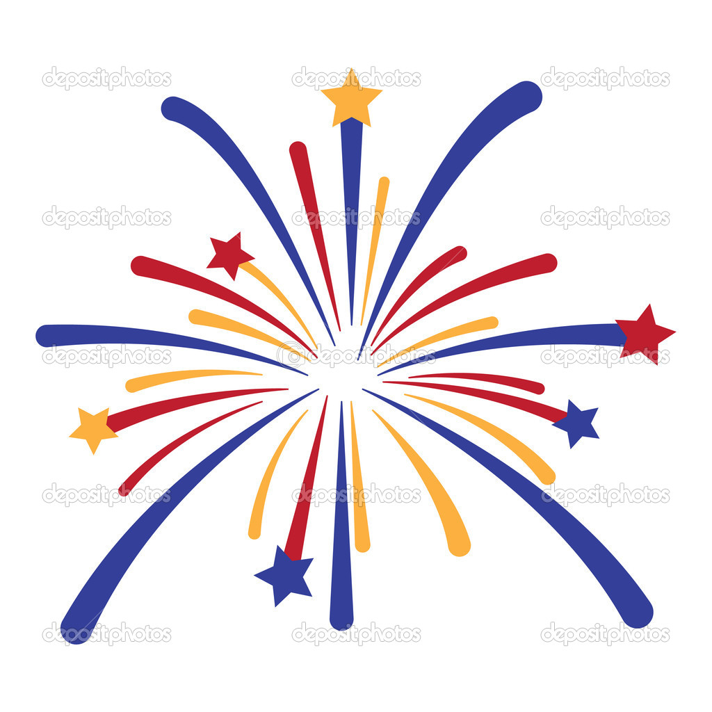 7 4th Of July Firework Vector Images