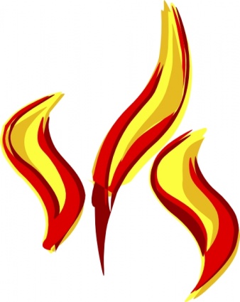 Cartoon Flames Clip Art