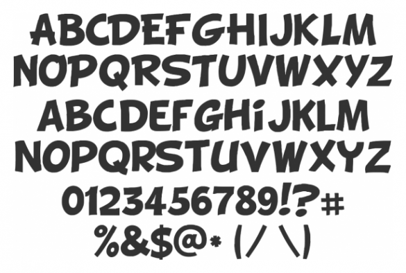 Cartoon Fonts Free Download